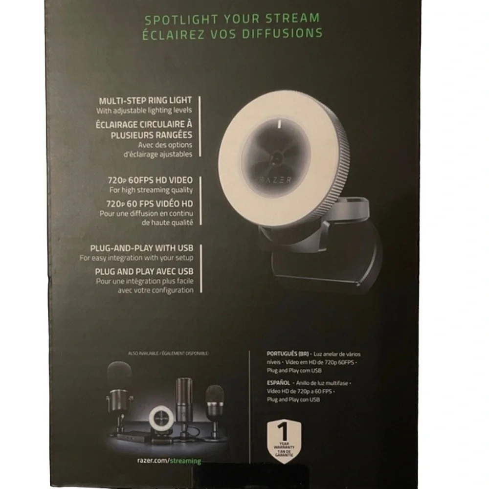 Razer Kiyo Streaming Camera
